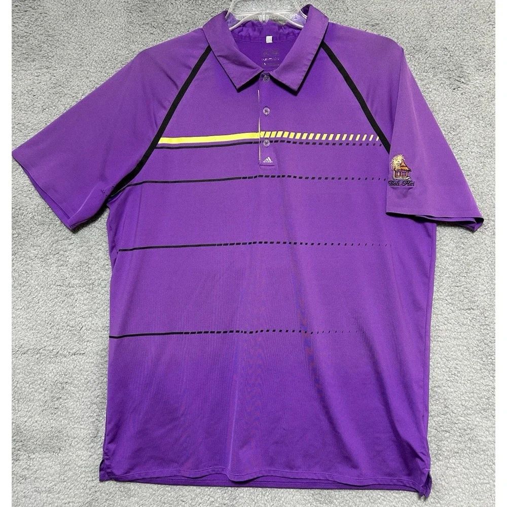 Adidas Puremotion Polo Shirt Mens Large Performance Golf Athleisure‎